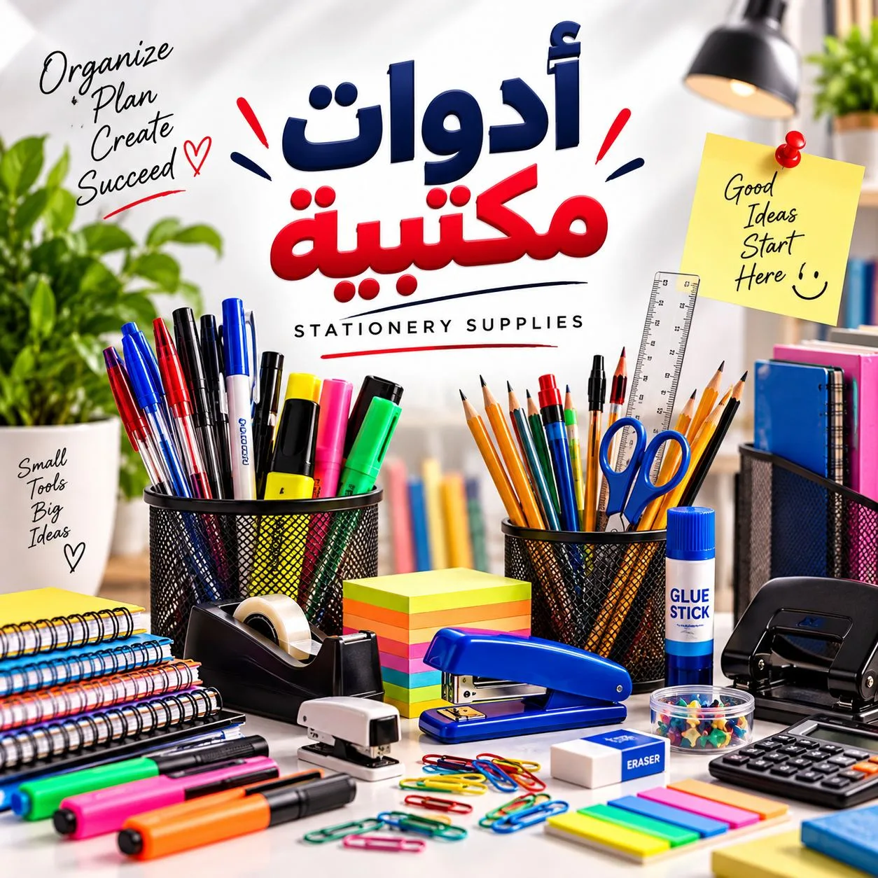 ادوات مكتبيه ودراسيه 🖊️🎒